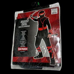 Shadow Ninja Halloween Costume Size Child M(8-10)